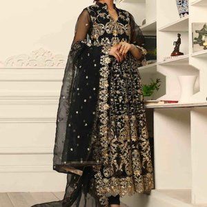 NWOT Elegant Anarkali Salwar Kameez M